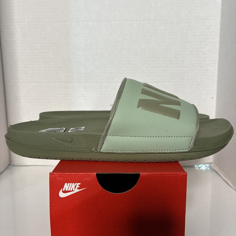 Nike Offcourt Slides Slip-On Sandals BQ4639-304 Olive Men’s Size 9 NEW